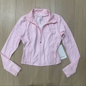 lululemon strawberry milkshake define jacket cropped nulu